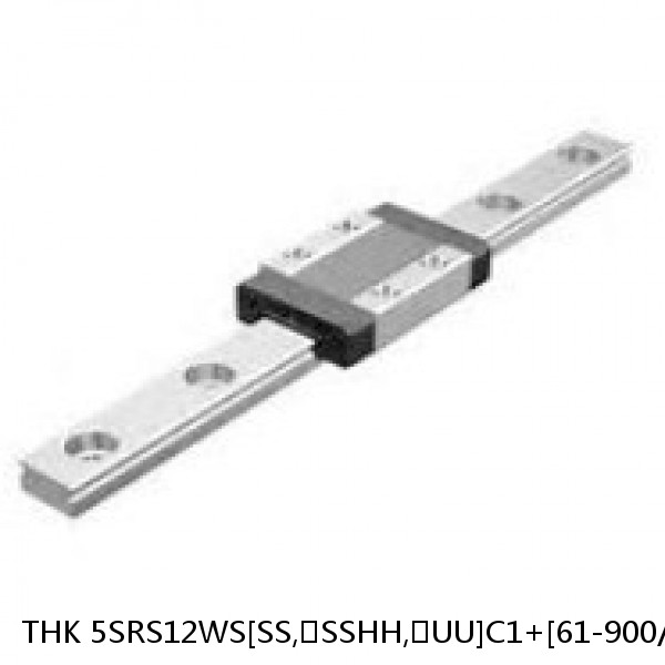 5SRS12WS[SS,​SSHH,​UU]C1+[61-900/1]L[H,​P]M THK Miniature Linear Guide Caged Ball SRS Series