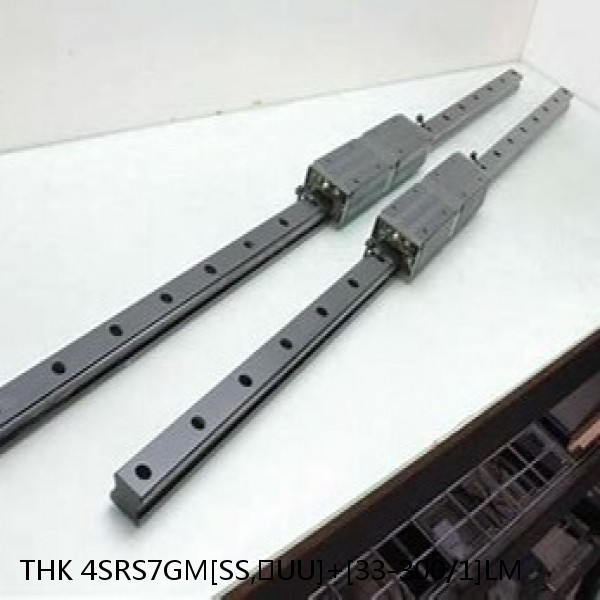 4SRS7GM[SS,​UU]+[33-300/1]LM THK Miniature Linear Guide Full Ball SRS-G Accuracy and Preload Selectable