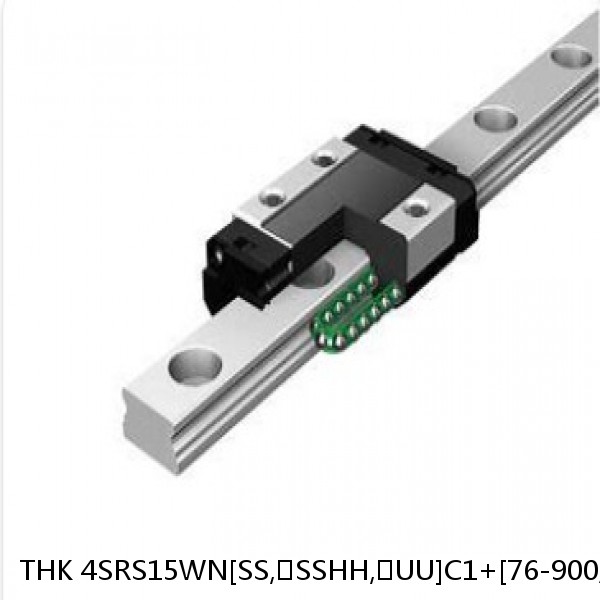 4SRS15WN[SS,​SSHH,​UU]C1+[76-900/1]LM THK Miniature Linear Guide Caged Ball SRS Series