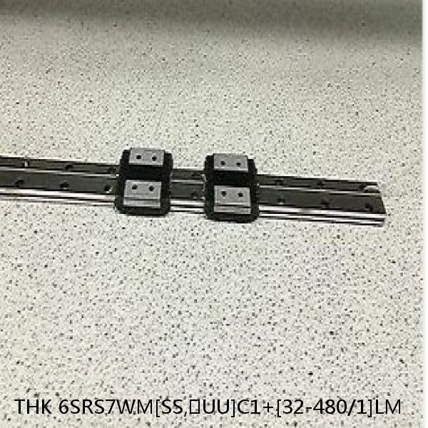6SRS7WM[SS,​UU]C1+[32-480/1]LM THK Miniature Linear Guide Caged Ball SRS Series