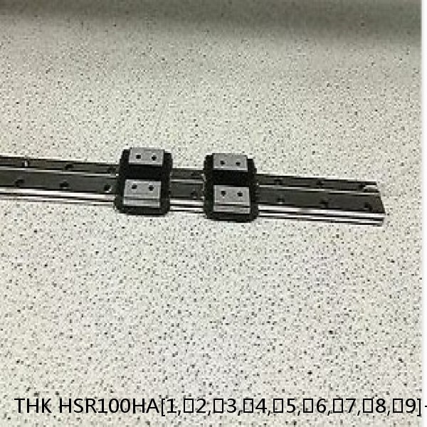 HSR100HA[1,​2,​3,​4,​5,​6,​7,​8,​9]+[351-3000/1]L THK Standard Linear Guide Accuracy and Preload Selectable HSR Series