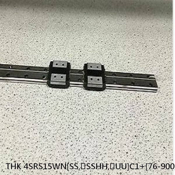 4SRS15WN[SS,​SSHH,​UU]C1+[76-900/1]L[H,​P]M THK Miniature Linear Guide Caged Ball SRS Series #1 small image