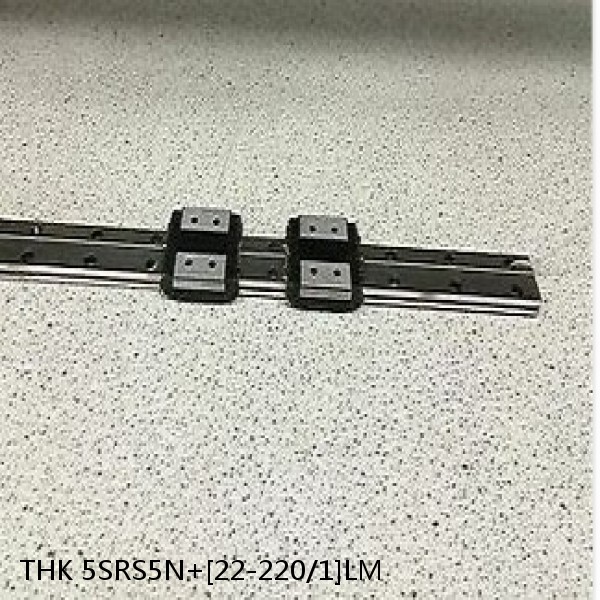 5SRS5N+[22-220/1]LM THK Miniature Linear Guide Caged Ball SRS Series #1 small image