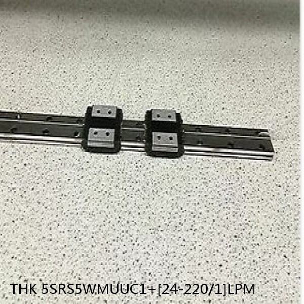 5SRS5WMUUC1+[24-220/1]LPM THK Miniature Linear Guide Caged Ball SRS Series #1 small image
