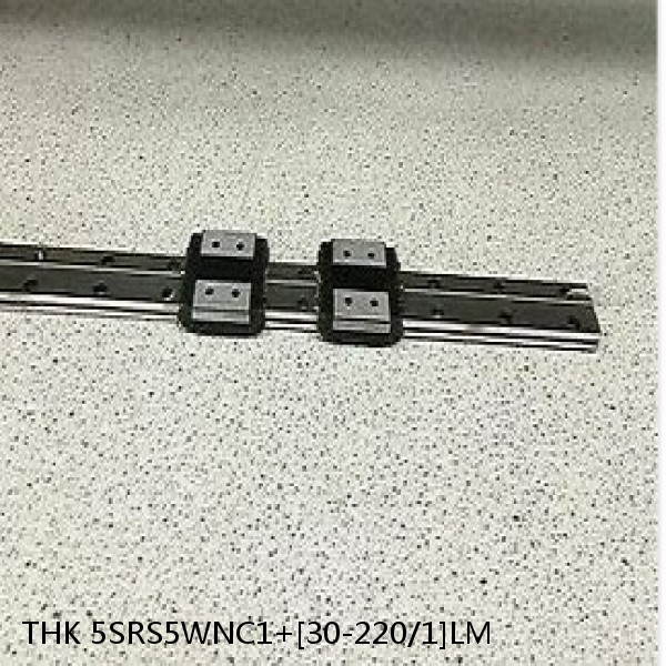 5SRS5WNC1+[30-220/1]LM THK Miniature Linear Guide Caged Ball SRS Series #1 small image