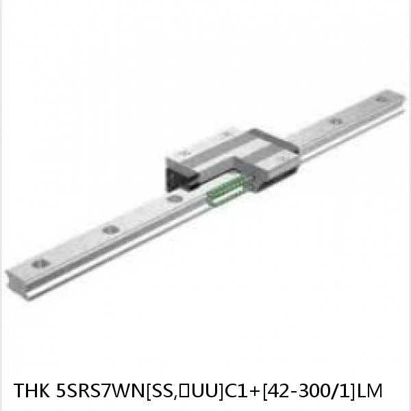 5SRS7WN[SS,​UU]C1+[42-300/1]LM THK Miniature Linear Guide Caged Ball SRS Series #1 small image