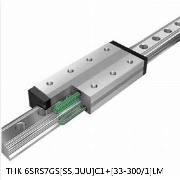 6SRS7GS[SS,​UU]C1+[33-300/1]LM THK Miniature Linear Guide Full Ball SRS-G Accuracy and Preload Selectable