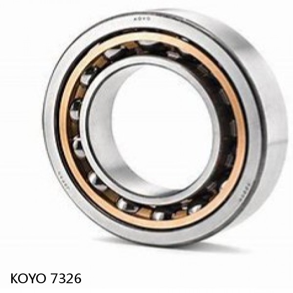 7326 KOYO Single-row, matched pair angular contact ball bearings