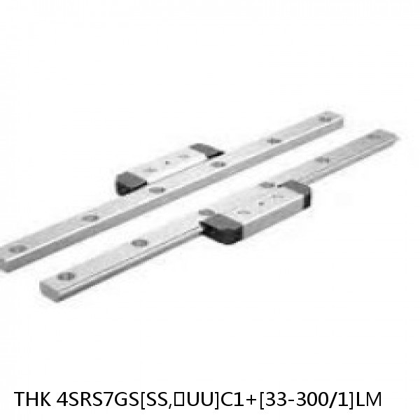 4SRS7GS[SS,​UU]C1+[33-300/1]LM THK Miniature Linear Guide Full Ball SRS-G Accuracy and Preload Selectable #1 image
